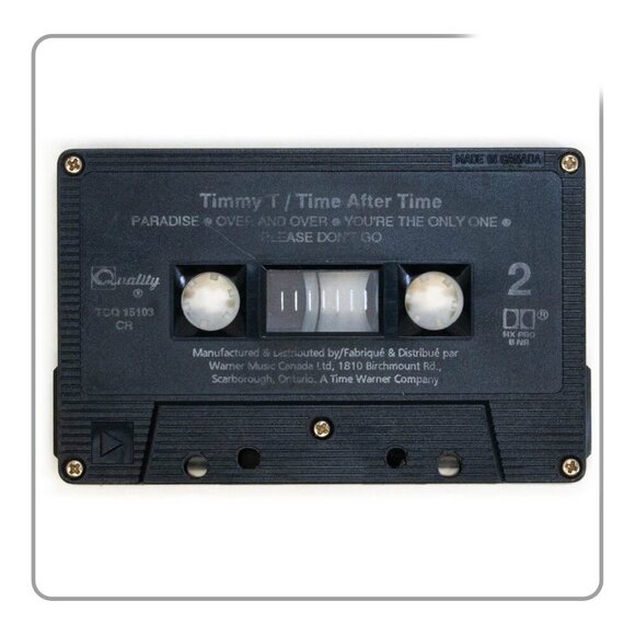 Timmy T-Time After Time 1989 - Audio Tape Cassette - Picture 2 of 2